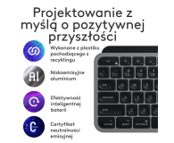 LOGITECH MX Keys S Combo for Mac Grafit 920-012845 - 1261405 - zdjęcie 13